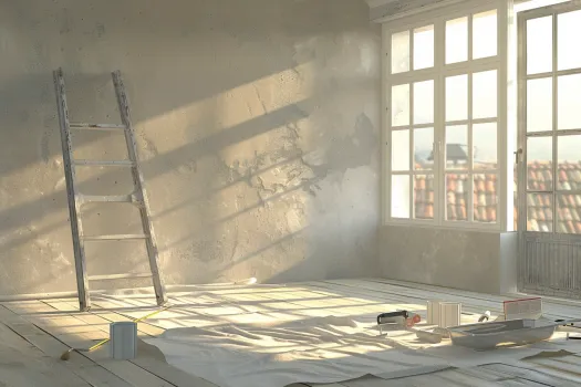 cómo pintar una pared nueva interior con éxito