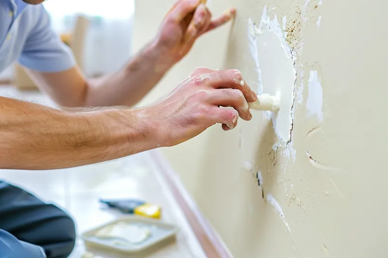 como arreglar desconchones en la pared