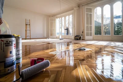 se puede pintar el parquet estropeado